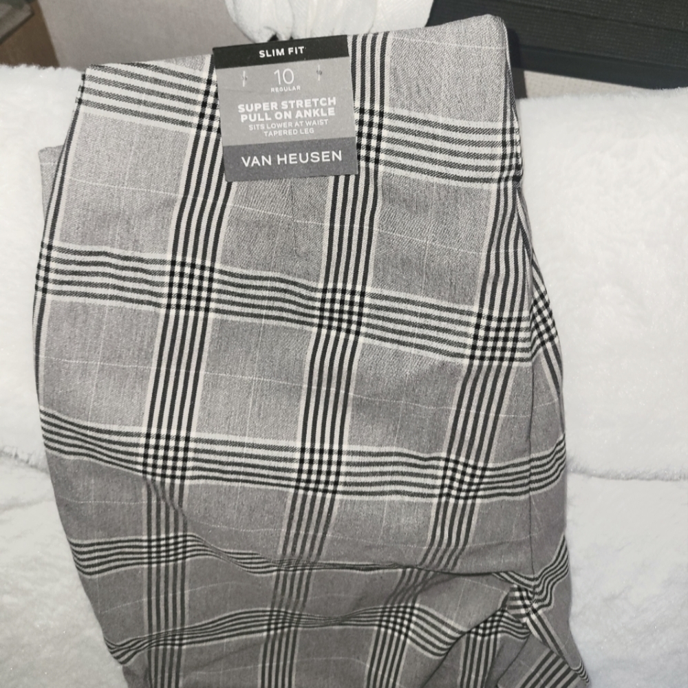 Van Heusen slim fit ankle dress pants sz 10